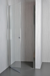 ARTTEC Jednokřídlé sprchové dveře do niky MOON 75 - 80 cm čiré sklo