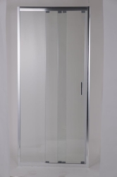 Olsen Spa 3-dílné sprchové dveře do niky MELIDE, BARVA rámu - Chrom/Leštěný hliník (ALU), Rozměr A - 100 cm, Směr zavírání - Univerzální Levé / Pravé, Výplň - Čiré bezpečnostní sklo - 5 mm (OLBMELID100CC)