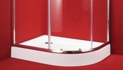 Asymetrická sprchová vanička GRANDAS - VÝPRODEJ, Rozměr A - 120 cm, Rozměr B - 90 cm, Rozměr C - 16 cm, Varianta - Pravá