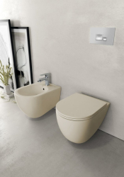 INFINITY bidet závěsný, 36,5x53cm, ivory (10NF41001-2K)