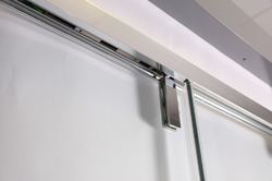 Sprchové dveře ADRA, Provedení - Levé (SX), Barva rámu zástěny - Leštěný hliník, Výplň - Čiré bezpečnostní sklo - 8 mm, Šíře - 120 cm