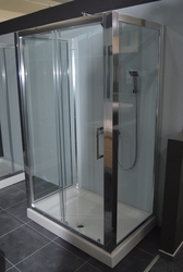 Sprchové dveře HOPA MAYA, Barva rámu zástěny - Leštěný hliník, Provedení - Univerzální, Šíře - 100 cm, Výplň - Acidato bezpečnostní sklo - 6 mm