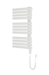 Koupelnový elektrický radiátor - sušák POP STAR ELECTRO, Radiátory - Barevné provedení - Bílá, Rozměr radiátoru - 500 × 980 mm, výkon 300 W