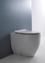 FLO WC sedátko SLIM Soft Close, duroplast, bílá