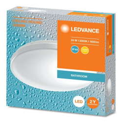 LEDVANCE Koupelnové stropní svítidlo, průměr 325mm, 1800lm, 24W, 3000K, IP44 (AC464820055)