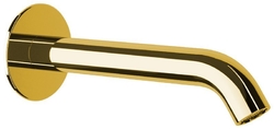 SAPHO Nástěnná výtoková hubice, kulatá, 165mm, zlato (BO517)