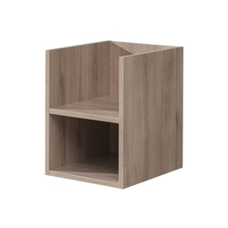 MEREO Aira desk, koupelnová skříňka, spodní, dub, 400x530x460 mm (CN725S)