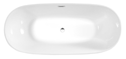 AQUALINE DOURO volně stojící vana, 180x80cm, bílá (E1880)