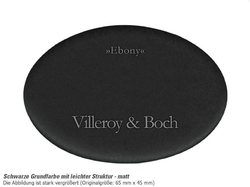 Villeroy & Boch Single 595 Lesklá černá / Chromite glossy