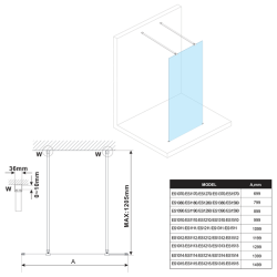 POLYSAN ESCA čiré sklo 1400x2100mm (ES1014)