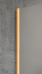 VARIO GOLD jednodílná zástěna k instalaci ke stěně, matné sklo, 1400 mm