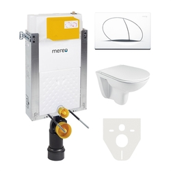 MEREO WC komplet pro zazdění s přislušenstvím (MM01SETR)