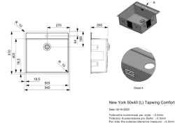 Reginox New York 500 Nerezová ocel