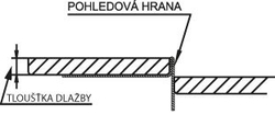 SAPHO Spádová lišta, levá, výška 10mm, délka 1200mm, nerez mat (SPD1210-L)