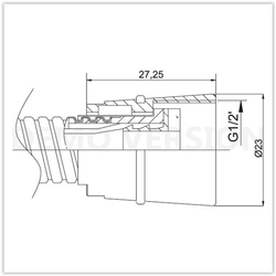 Sprchová hadice 600014, 