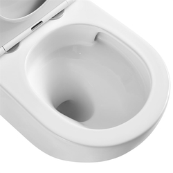 MEREO WC závěsné kapotované, tiché splachování, RIMLESS, 495x360x370, keramické, vč. sedátka CSS115SN (VSD82T2)