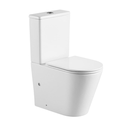 MEREO WC kombi vario odpad, kapotované, Smart Flush RIMLESS, 605x380x825mm, keramické vč. sedátka (VSD91T1)