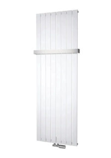 ISAN Melody Collom designový radiátor 1800 × 450 mm, 898 W, bílá RAL 9016, připojení středové (DCLM18000450SM01)